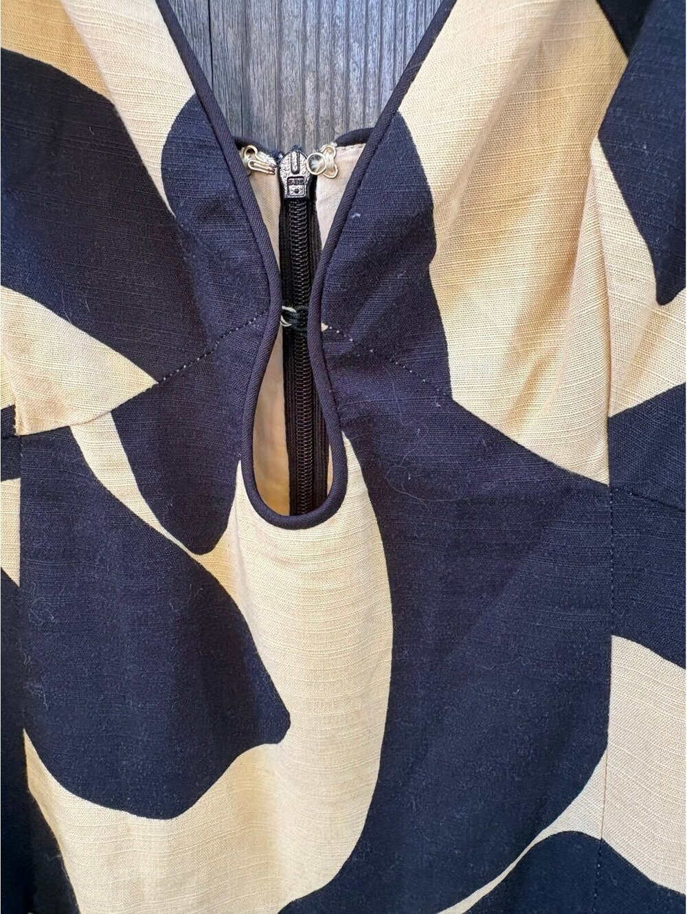 Mon Renn Midi Dress. Black tan. Size S - Picture 3 of 8